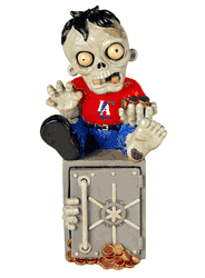 Los Angeles Clippers Zombie Figurine Bank CO
