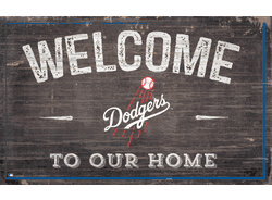 Los Angeles Dodgers 11x19 Welcome to our Home Sign