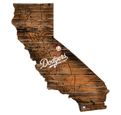 Los Angeles Dodgers 12" Mini Roadmap State Sign