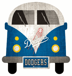 Los Angeles Dodgers 12" Team Bus Sign