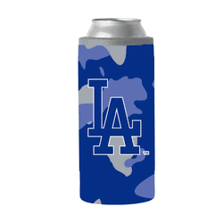 Los Angeles Dodgers 12oz Camo Slim Can Coolie