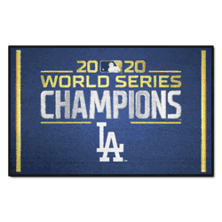 Los Angeles Dodgers 2020 MLB World Series Champions Starter Mat Accent Rug - 19in. x 30in.