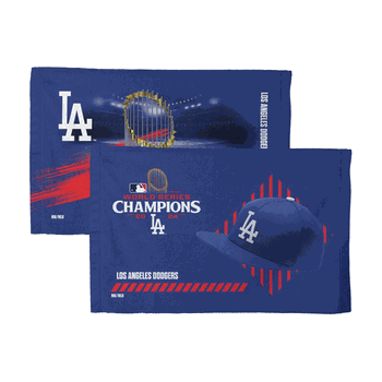 Los Angeles Dodgers 2024 MLB World Series Champs Fan Towel 2 Pack 16x25 Inches