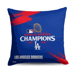 Los Angeles Dodgers 2024 MLB World Series Champs Throw Pillow 18X18 Inches