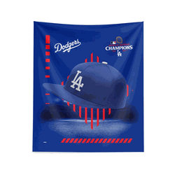Los Angeles Dodgers 2024 MLB World Series Champs Wall Hanging 34X40 Inches