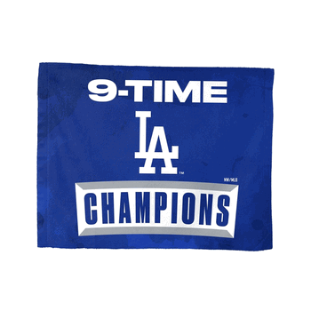 Los Angeles Dodgers  2025 MLB World Series Multi Champ Blitz Rally Towel 15 x 18 inches