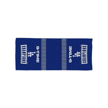 Los Angeles Dodgers  2025 MLB World Series Multi Champ Burst Cooling Towel 12x31.5 inches