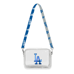 Los Angeles Dodgers 3D Logo Clear Fanny Fan Purse