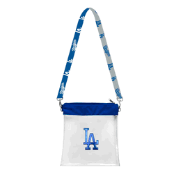 Los Angeles Dodgers 3D Logo Clear Satchelette