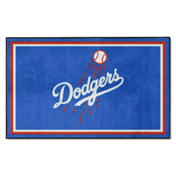 Los Angeles Dodgers 4ft. x 6ft. Plush Area Rug