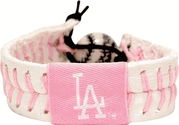 Los Angeles Dodgers Bracelet Baseball Pink CO