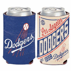 Los Angeles Dodgers Can Cooler Vintage Design