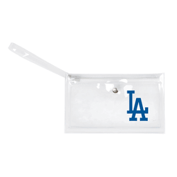 Los Angeles Dodgers Clear Ticket Wristlet
