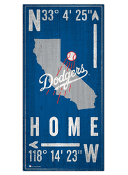 Los Angeles Dodgers Coordinate 6x12 Sign