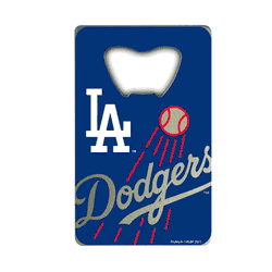 Los Angeles Dodgers Credit Card Style Bottle Opener - 2 x 3.25