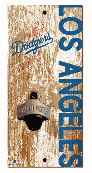 Los Angeles Dodgers Distressed Bottle Opener
