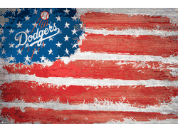 Los Angeles Dodgers Flag 17x26