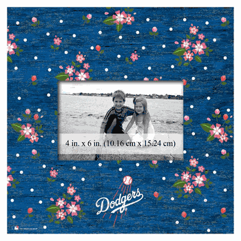 Los Angeles Dodgers Floral 10x10 Frame