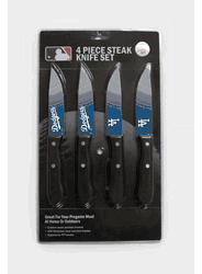 Los Angeles Dodgers Knife Set - Steak - 4 Pack