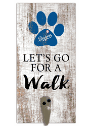 Los Angeles Dodgers Leash Holder 6x12 Sign