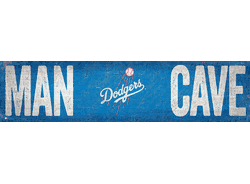 Los Angeles Dodgers Man Cave 6x24 Sign