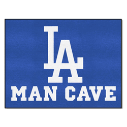 Los Angeles Dodgers Man Cave All-Star Rug - 34 in. x 42.5 in.