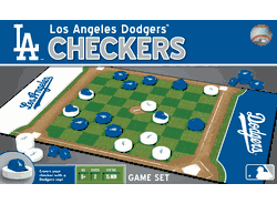 Los Angeles Dodgers MLB Checkers
