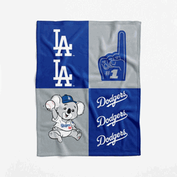 Los Angeles Dodgers MLB Domino Swaddle Blanket 40x50 inches