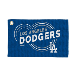 Los Angeles Dodgers MLB Droplets Waffle Fan Towel 16x25 inches