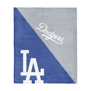 Los Angeles Dodgers MLB Halftone Silk Touch Throw Blanket 46x60 inches