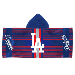 Los Angeles Dodgers MLB Light Ray Youth Hooded Towel 22x51 inches