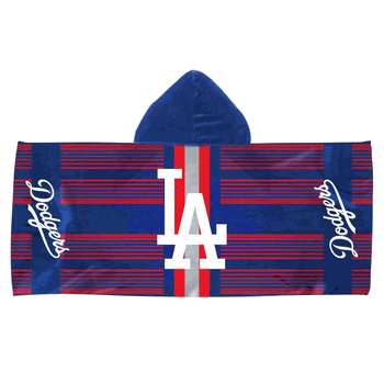 Los Angeles Dodgers MLB Light Ray Youth Hooded Towel 22x51 inches
