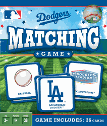 Los Angeles Dodgers MLB Matching Game
