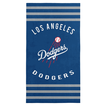 Los Angeles Dodgers MLB Stripes Beach Towel 30 x 60 inches
