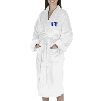 Los Angeles Dodgers MLB Tag Silk Touch Robe Small/Medium