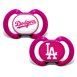 Los Angeles Dodgers Pacifier 2-Pack - Pink