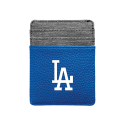 Los Angeles Dodgers Pebble Front Pocket Wallet Royal