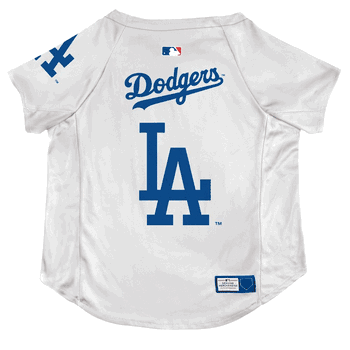 Los Angeles Dodgers Pet Stretch Jersey  - Extra Small