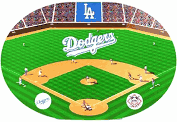 Los Angeles Dodgers Placemats Set of 4 CO