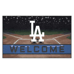 Los Angeles Dodgers Rubber Door Mat - 18in. x 30in.