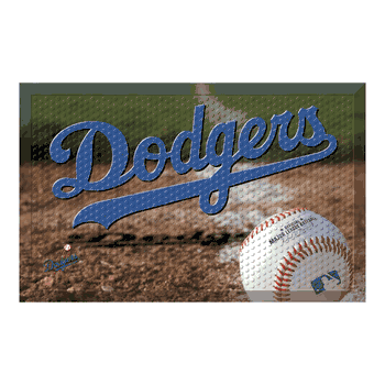 Los Angeles Dodgers Rubber Scraper Door Mat