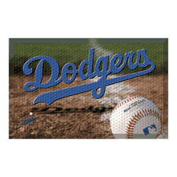 Los Angeles Dodgers Rubber Scraper Door Mat