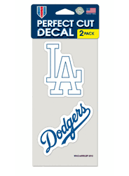 Los Angeles Dodgers Set of 2 Die Cut Decals