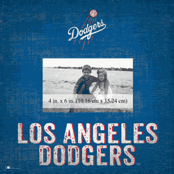 Los Angeles Dodgers Team Name Frame 10"x10"