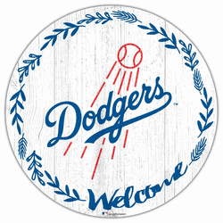 Los Angeles Dodgers Welcome 12in Circle