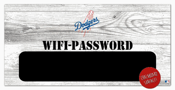 Los Angeles Dodgers Wifi Password 6x12 Sign