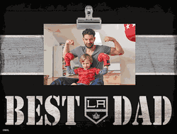 Los Angeles Kings 10" x 8" Best Dad with Stripe Clip Frame