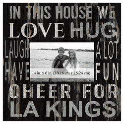 Los Angeles Kings 10x10 In This House Frame Sign