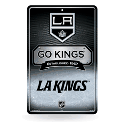 Los Angeles Kings  11" x 17" Metal Home Dcor Sign