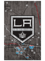Los Angeles Kings 11x19 City Map Sign